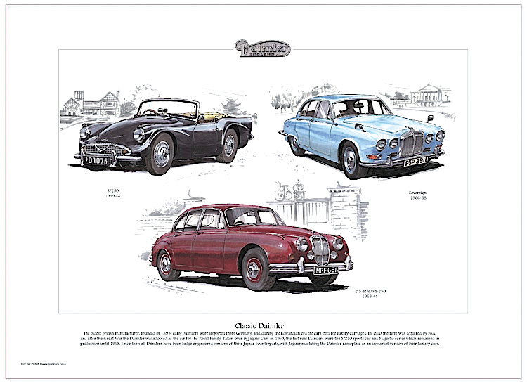 Golden Era Print - Daimler - Classic Daimler