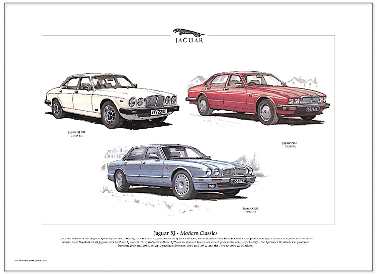 Golden Era Print - Jaguar - Jaguar Xj - Modern Classics