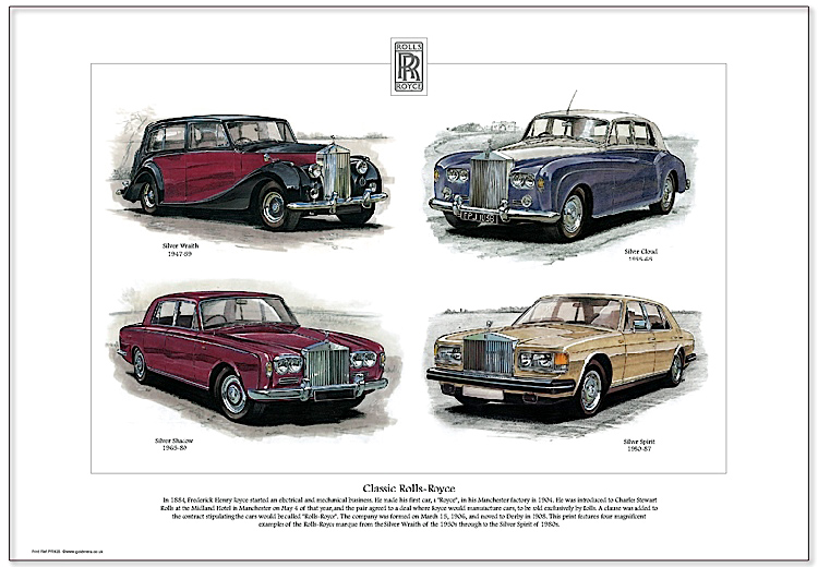 Golden Era Print - Rolls-royce - Classic Rolls-royce