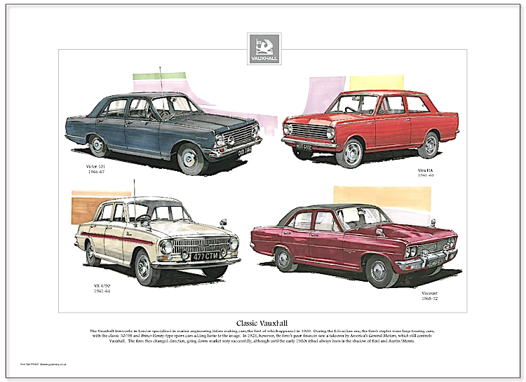 Golden Era Print - Vauxhall - Classic Vauxhall