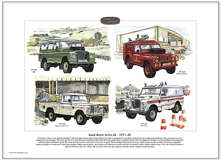 Golden Era Print - Land Rover - Land Rover Series Iii - 1971-85