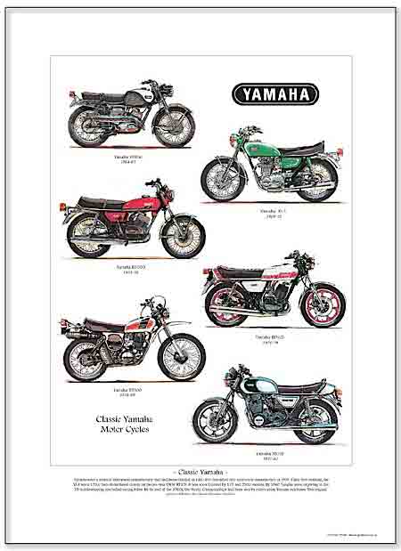Golden Era Print - Yamaha - Classic Yahama