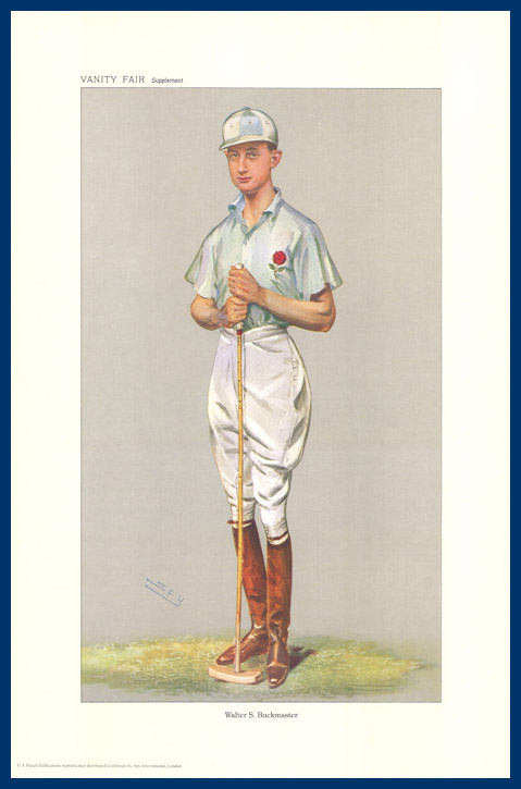Vanity Fair & The World Reprints - From Our Fantastic Set Of 6 Polo Players - Walter S. Buckmaster