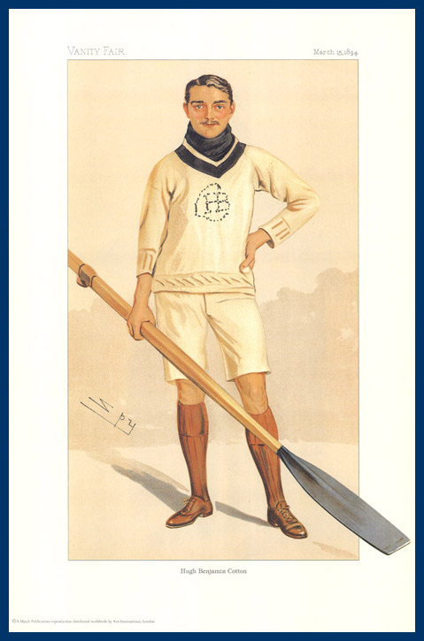 Vanity Fair & The World Reprints - From Our Fantastic Set Of 6 Rowers - Hugh Benjamin Cotton