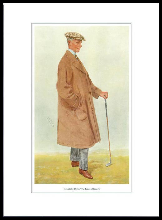 Pack Of 20 Prints - Vanity Fair Reprints - From Our Set Of 8 Great Golfers - H. Mallaby-deeley