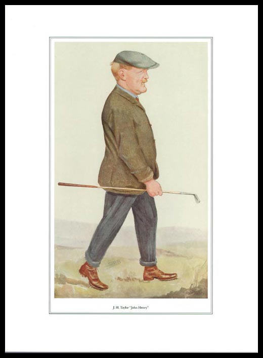 Pack Of 20 Prints - Vanity Fair Reprints - From Our Set Of 8 Great Golfers - J. H. Taylor