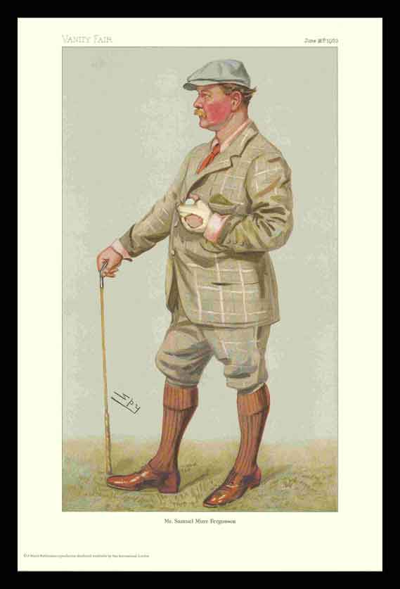 Pack Of 20 Prints - Vanity Fair Reprints - From Our Fantastic Set Of 8 Golfers - Mr. Samuel M. Fergusson