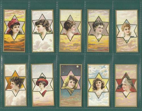 Nostalgia Classics - Set Of 25 - Albert Baker & Co. ' Star Girls ' Cards