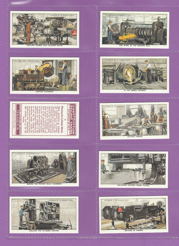 Card Collectors Society - Set Of 50 Ogden's ' Const'n. Of Railway Trains ' Cards