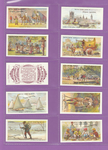 Card Collectors Society - Set Of 50 Player's ' British Empire Series ' Cards