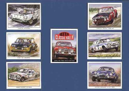 Golden Era - Set Of 7 Classic Rally Cars Of The 70's
