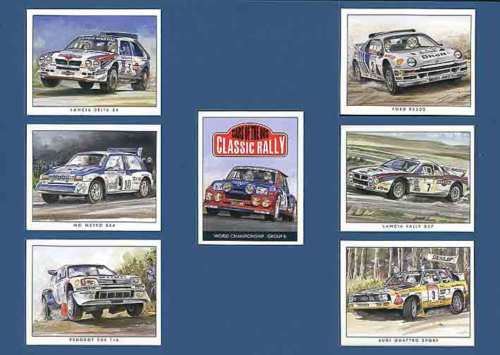 Golden Era - Set Of 7 Classic Rally Cars Of The 80's