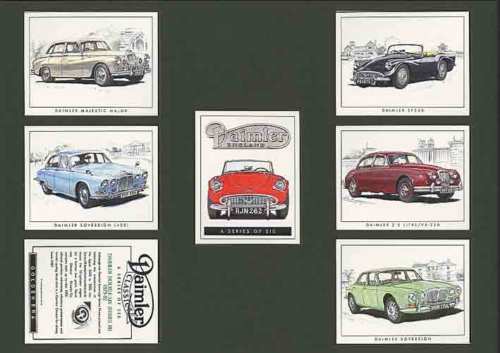 Golden Era - Set Of 7 Daimler Cards - 2004