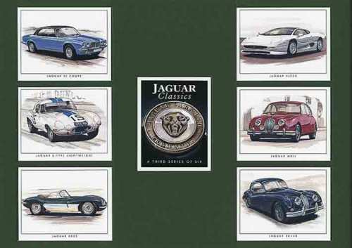 Golden Era - Set Of 7 Jaguar Classics 3rd Cards - 1997