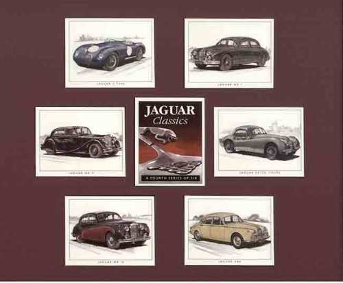 Golden Era - Set Of 7 Jaguar Classics 4th Cards - 2003