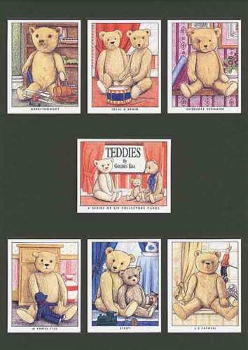 Golden Era - Set Of 7 Teddies Cards - 1997