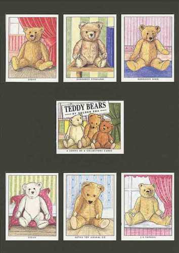 Golden Era - Set Of 7 Teddy Bears Cards - 1994