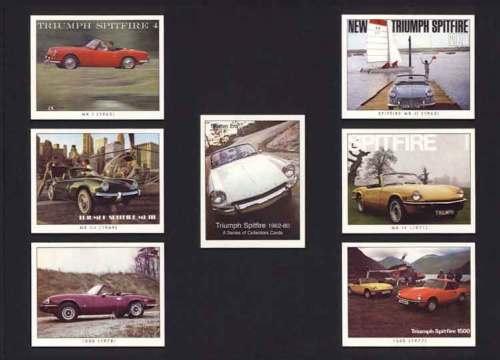 Golden Era - Set Of 7 Triumph Spitfire Cards - 2007