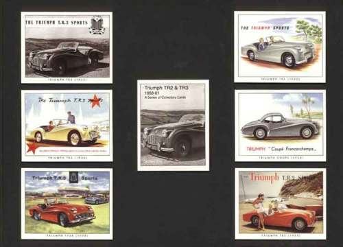 Golden Era - Set Of 7 Triumph Tr2 & 3 Cards - 2007