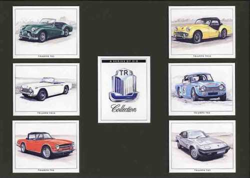 Golden Era - Set Of 7 Triumph Tr Cards - 1992
