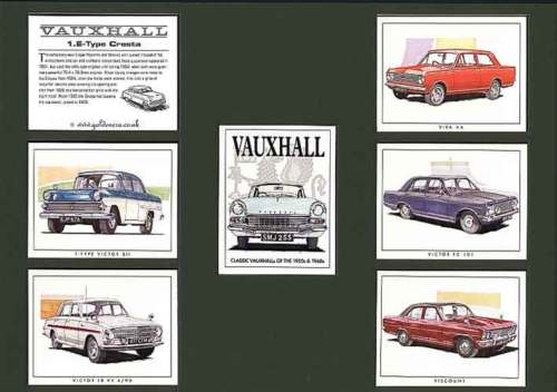 Golden Era - Set Of 7 Vauxhall Cards - 2002