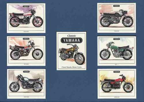 Golden Era - Set Of 7 Yamaha Motorcycles - 1999
