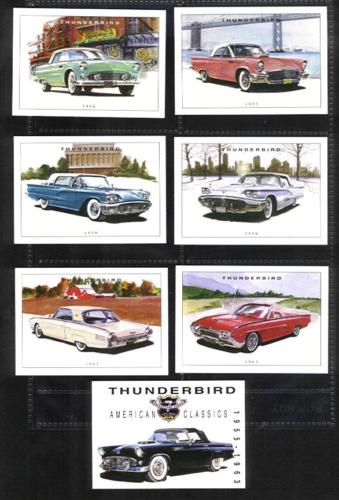 Golden Era - Set Of Xl7 Ford Thunderbirds Cards - 2003