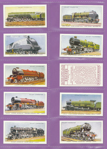 Imperial Publishing Ltd. - Set Of 50 Wills ' Railway Engines, 1936 ' Cards