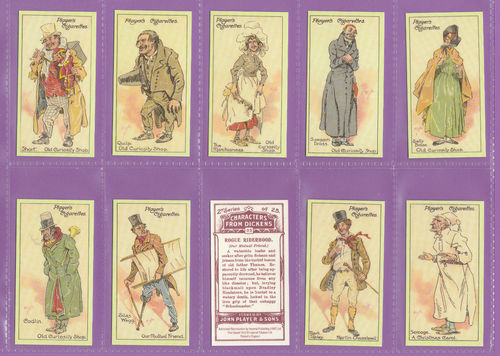 Imperial Publishing Ltd - Set Of 25 Player's ' Dickens Characters 2nd ' Cards