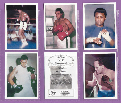 Jf Sporting Collectibles - Set Of Xl 24 Ali His Fights, His Opponents - 2004