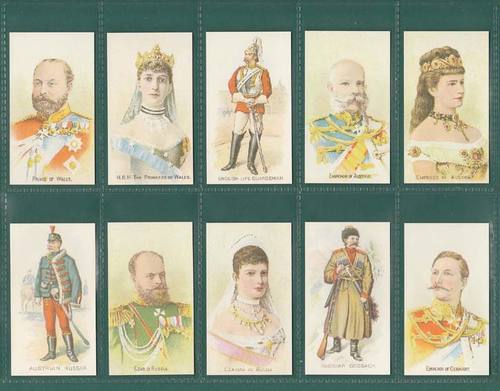 Nostalgia Classics - Set Of 20 - Taddy & Co. ' Royalty Actresses & Soldiers '