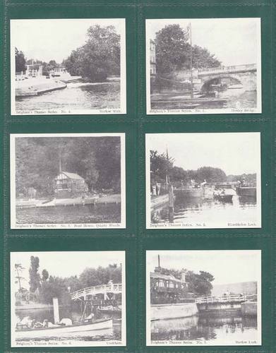 Nostalgia Classics - Set Of 16 Large - Brigham & Co. ' Down The Thames ' Cards