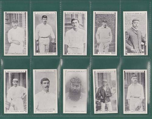 Nostalgia Reprints - Set Of 20 - J. Gabriel ' Cricketers Series ' Cards