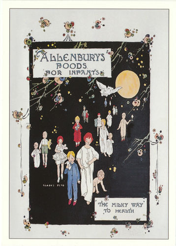 Robert Opie Advertising Postcard - Allenburys' Foods For Infants