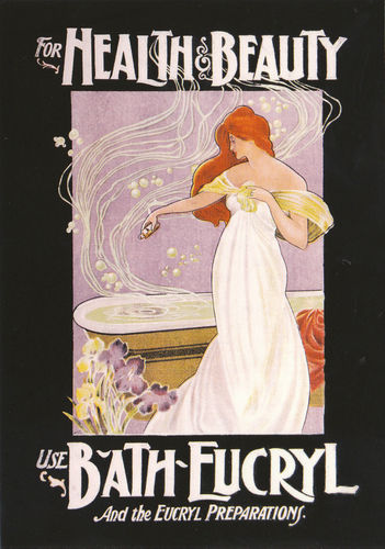 Robert Opie Advertising Postcard - Bath Eucryl