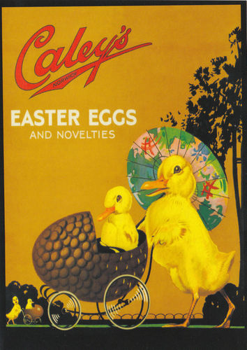 Robert Opie Advertising Postcard - Caley's Easter Eggs & Novelties