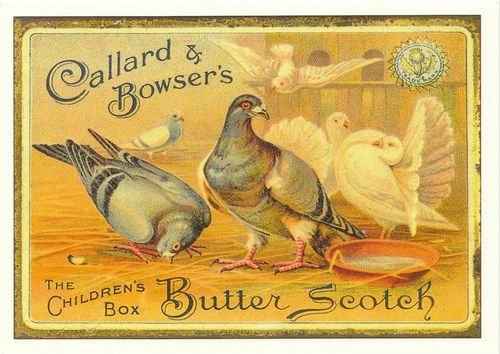 Robert Opie Advertising Postcard - Callard & Bowser's Butter Scotch