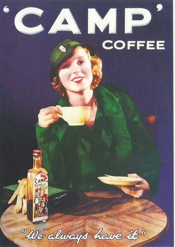 Robert Opie Advertising Postcard - Camp Coffee