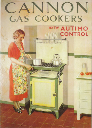 Robert Opie Advertising Postcard - Cannon Gas Cookers
