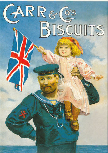 Robert Opie Advertising Postcard - Carr & Co's Biscuits
