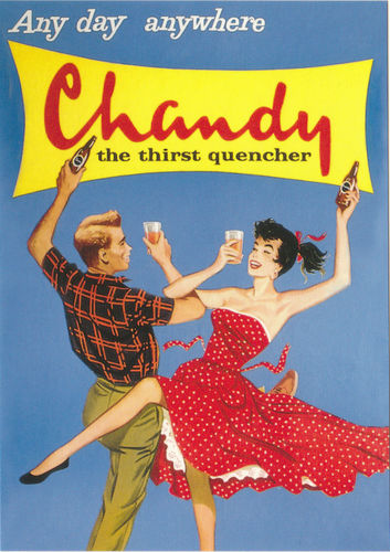 Robert Opie Advertising Postcard - Chandy The Thirst Quencher