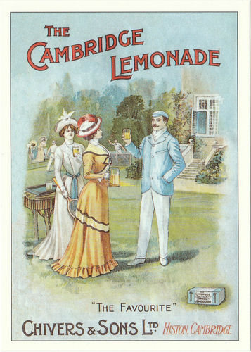 Robert Opie Advertising Postcard - Chivers - Cambridge Lemonade