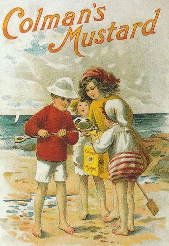 Robert Opie Advertising Postcard - Colman's Mustard