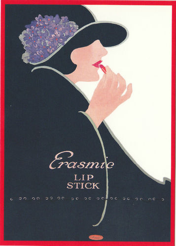 Robert Opie Advertising Postcard - Erasmic Lip Stick