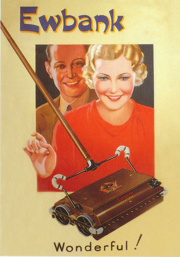 Robert Opie Advertising Postcard - Ewbank Carpet Sweeper