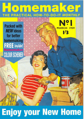 Robert Opie Advertising Postcard - Homemaker Monthly Magazine