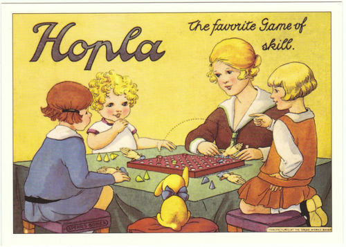 Robert Opie Advertising Postcard - Hopla The Favorite Game Of Skill
