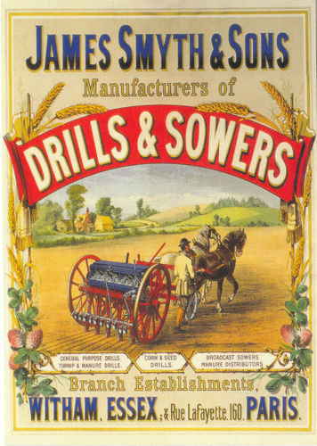 Robert Opie Advertising Postcard - James Smyth & Sons - Drills & Sowers