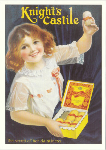Robert Opie Advertising Postcard - Knight's Castile Soap