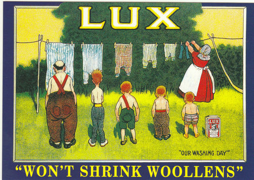 Robert Opie Advertising Postcard - Lux Soap Flakes